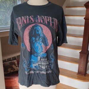 Daydreamer Women's Black Janis Joplin Vintage Look Concert Tee Shirt NWT NEW